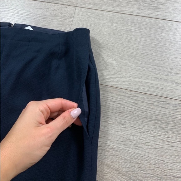 Pierre Balmain Vintage Navy Blue Wool Blazer Skirt Set - Picture 15 of 16